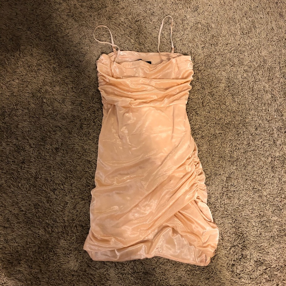 Champagne Homecoming Dress